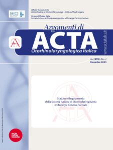 Statuto e Regolamento della Società Italiana di Otorinolaringoiatria e Chirurgia Cervico-Facciale 2023