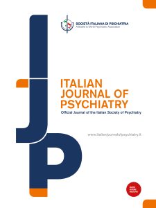 Italian Journal of Psychiatry