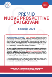 Premio 2024 “Nuove Prospettive dai Giovani” – Società Italiana di Pediatria